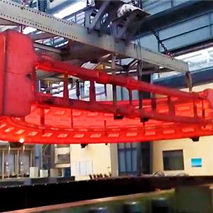 Φ11米開式大齒輪淬火